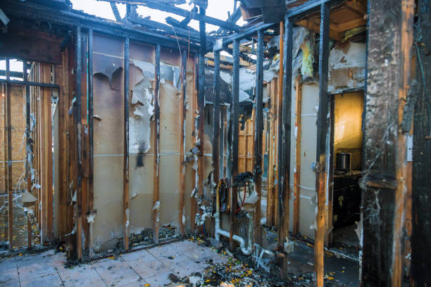 Professional Fire Damage Assessment technician working in Fairmont, NC